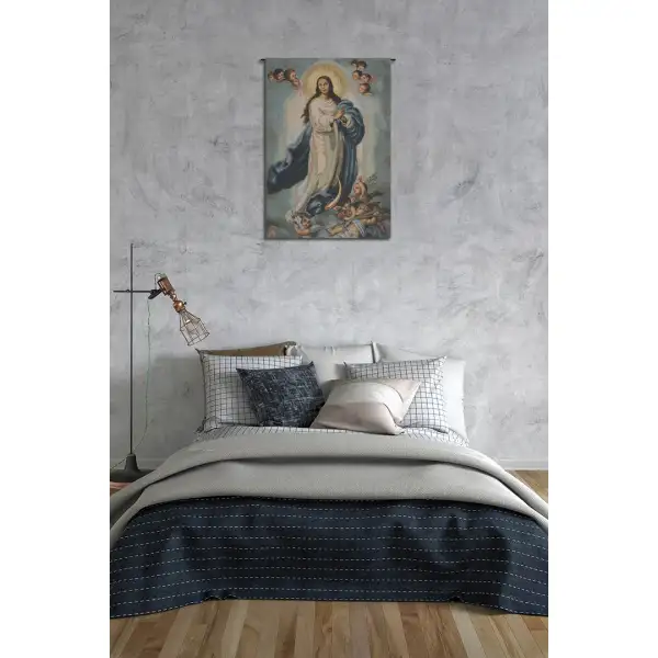 Lady of Assumption European Tapestries Religious Tapestry