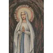 Apparitione Lourdes European Tapestries - 17 in. x 25 in. Cotton/Polyester/Viscose by Alberto Passini | Close Up 1