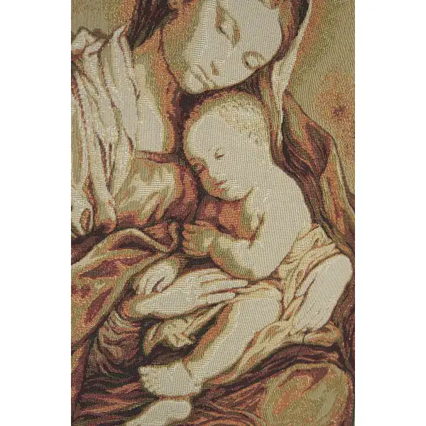 Madonna Oro European Tapestries - 18 in. x 26 in. Cotton/Polyester/Viscose by Charlotte Home Furnishings | Close Up 2
