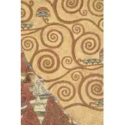 The Waited For European Tapestries - 16 in. x 31 in. Cotton/Polyester/Viscose by Gustav Klimt | Close Up 2