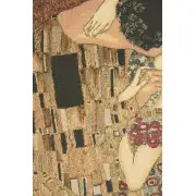 The Kiss Klimt European Tapestries - 16 in. x 16 in. Cotton/Polyester/Viscose by Gustav Klimt | Close Up 1