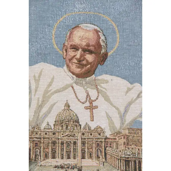 Pope John Paul II Rome european tapestries