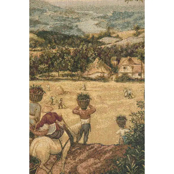 Collecting Hay Italian Tapestry Rural & Farmland Tapestries