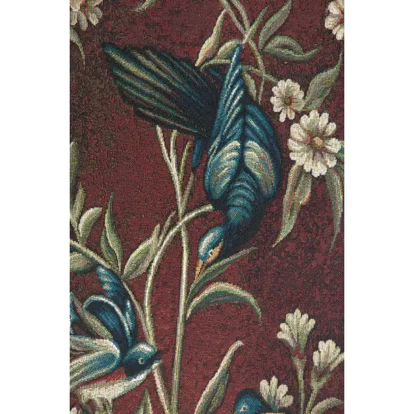 Wild Birds and Flowers Wall Tapestry Floral & Still Life Tapestries
