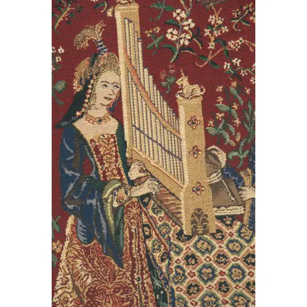 The Lady and the Organ II Belgian Tapestry The Lady and the Unicorn Tapestries
