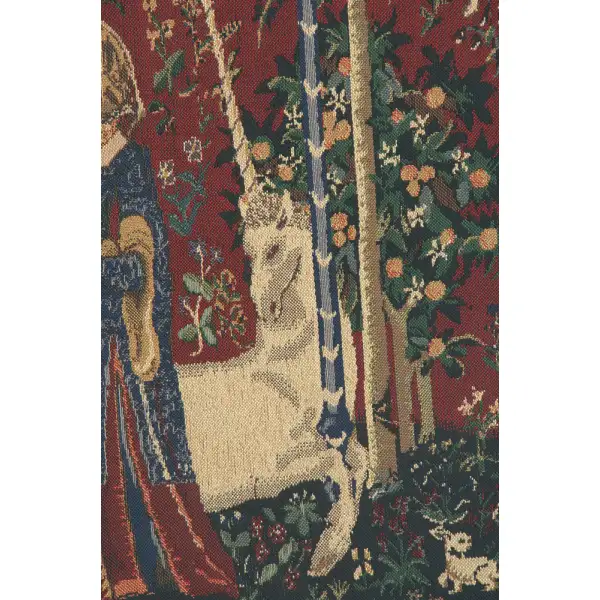The Lady and the Organ II with Border wall art european tapestries
