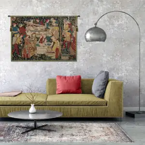 Vendages (Yellow) Belgian Wall Tapestry