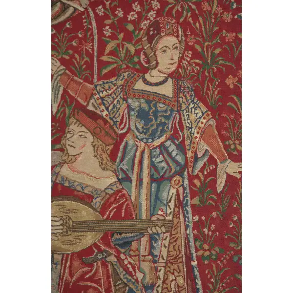 The Concert (Red) wall art european tapestries
