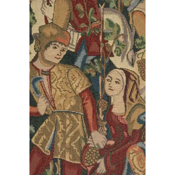 Vendages Right Side Red european tapestries