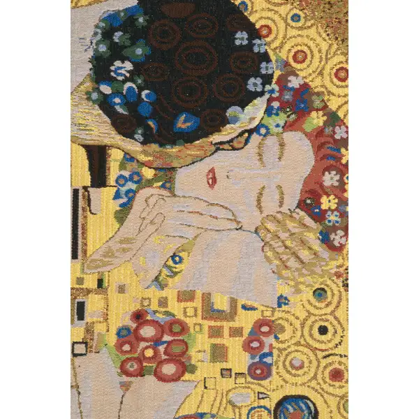 The Kiss (Yellow) Belgian Tapestry Romance & Myth Tapestries