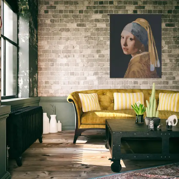 The Girl with the Pearl Earring I Belgian Tapestry Art Tapestry