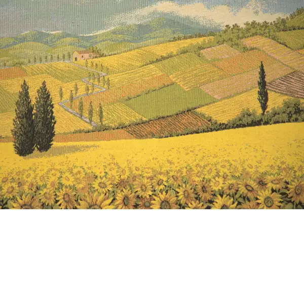 Tuscan Sunflower Landscape wall art european tapestries