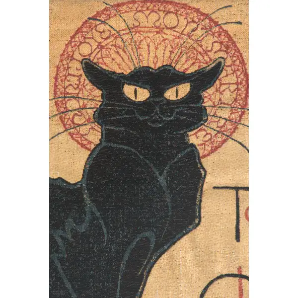 Tournee du Chat Noir I Belgian Tapestry Wall Hanging Dogs & Cats