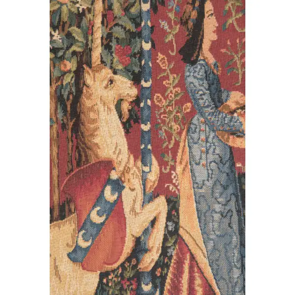 The Smell  L'odorat Small Belgian Tapestry Wall Hanging The Lady and the Unicorn Tapestries