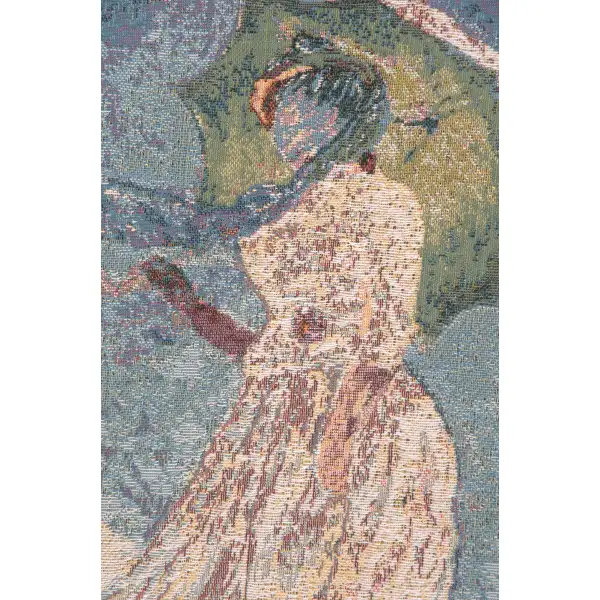 Monet's Lady with Umbrella tapestry pillows