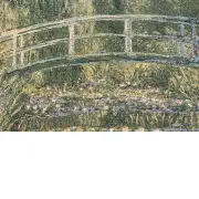 Monet's Bridge at Giverny I Belgian Cushion Cover | Close Up 2