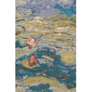 Monet's Water Lilies Belgian Cushion Cover | Close Up 2
