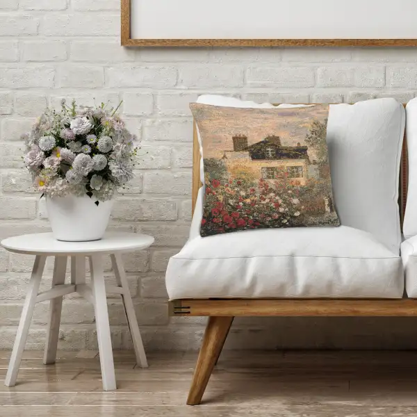 Monet's Mansion couch pillows