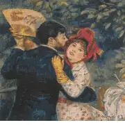 Renoir's Dance in the Country I Belgian Cushion Cover | Close Up 1