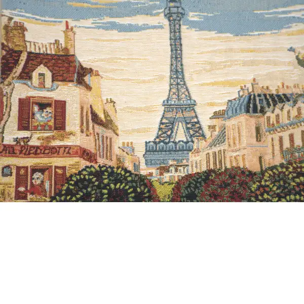 Eiffel Tower in Paris I Belgian Cushion Cover | Close Up 3