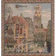 The Canals of Bruges Belgian Cushion Cover | Close Up 1