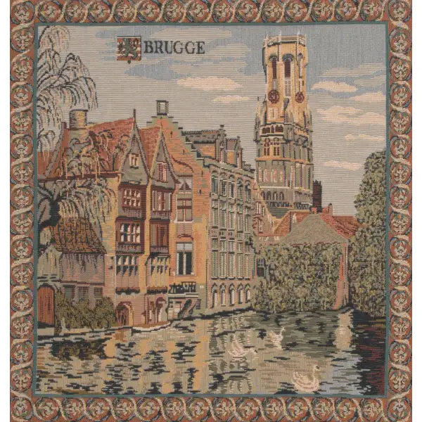The Canals of Bruges Belgian Cushion Cover Famous Places