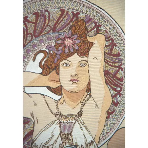 Amethyste Mucha French Tapestry Art Nouveau Tapestries