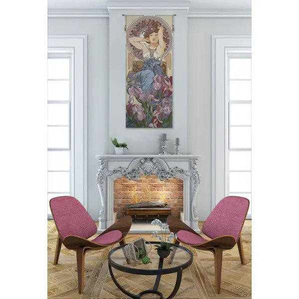 Amethyste Mucha French Tapestry Medieval Tapestries