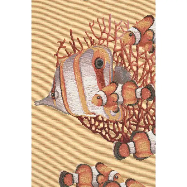 Exotic Fish Yellow  French table mat
