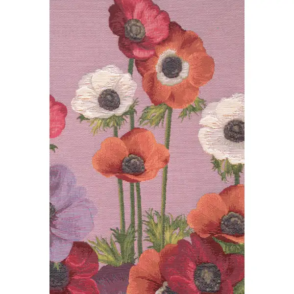 Anemones Pink French Table Mat Floral Table Runners