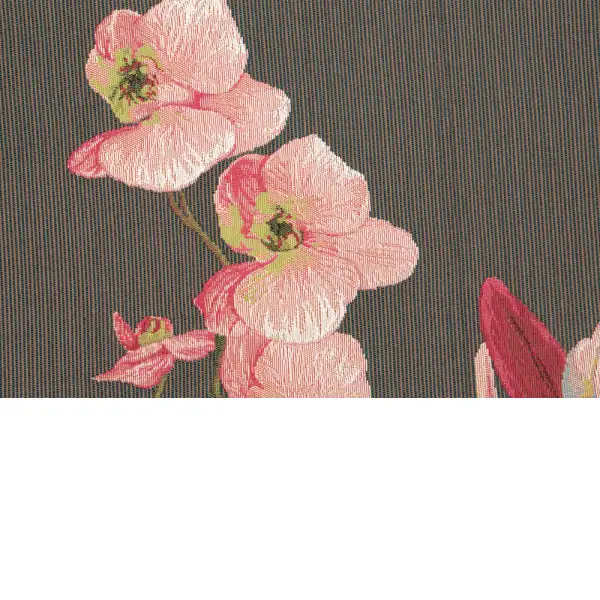 Pink Orchids Grey by Charlotte Home Furnishings