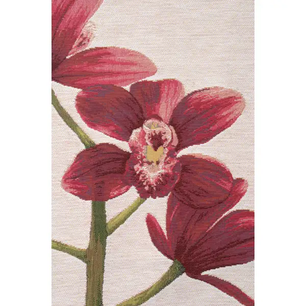 Pink Orchids White  French table mat