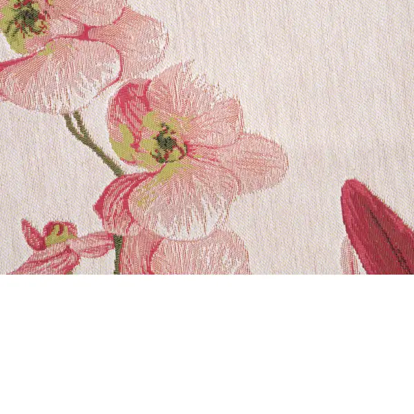Pink Orchids White  table mat