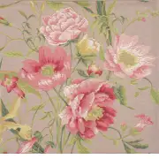 Peonies II Cushion - 19 in. x 19 in. Cotton by Charlotte Home Furnishings | Close Up 1