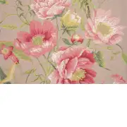 Peonies II Cushion - 19 in. x 19 in. Cotton by Charlotte Home Furnishings | Close Up 2