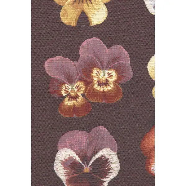 All over Pansies tapestry pillows