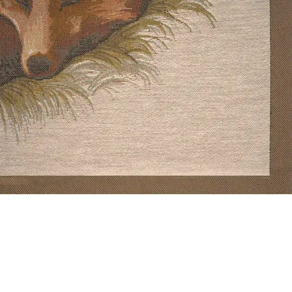 Fox Cushion - 19 in. x 19 in. Cotton by Charlotte Home Furnishings | Close Up 3