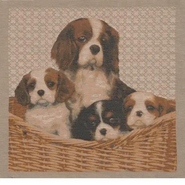 Cavalier King Charles Family Cushion Dogs & Cats