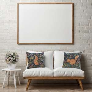 Medieval Squirrel French Tapestry Cushion
