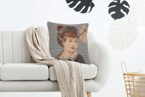Ship's Boy Decorative Tapestry Pillow