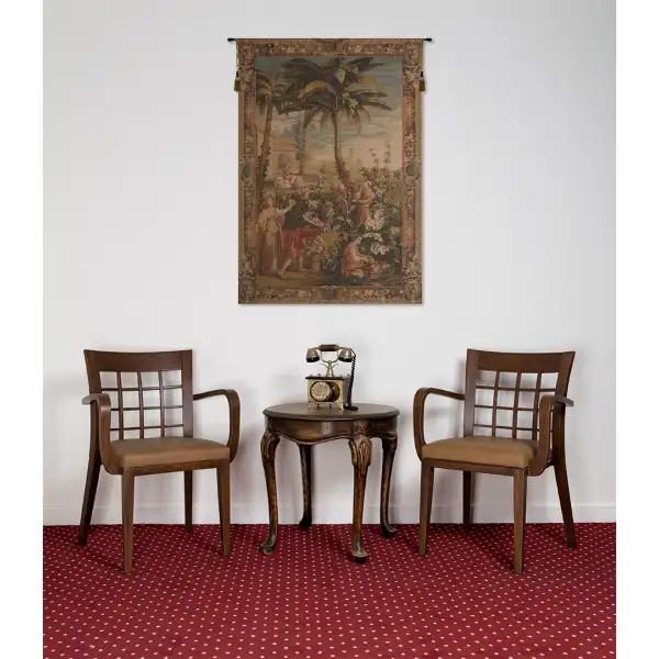 La Recolte des Ananas I French Wall Tapestry Art Tapestry
