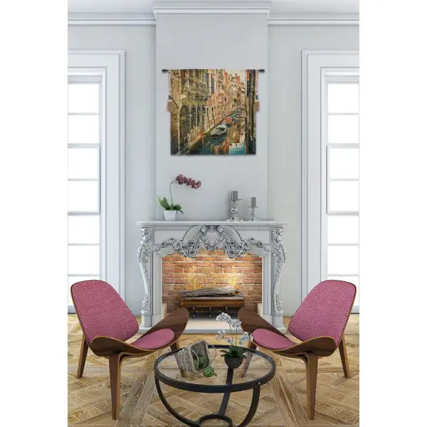 Venice Venetie Belgian Tapestry Wall Hanging City & Country Tapestries