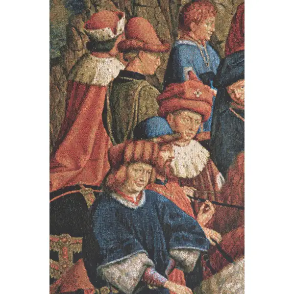 Just Judges I Belgian Tapestry Wall Hanging Battles & Tournaments
