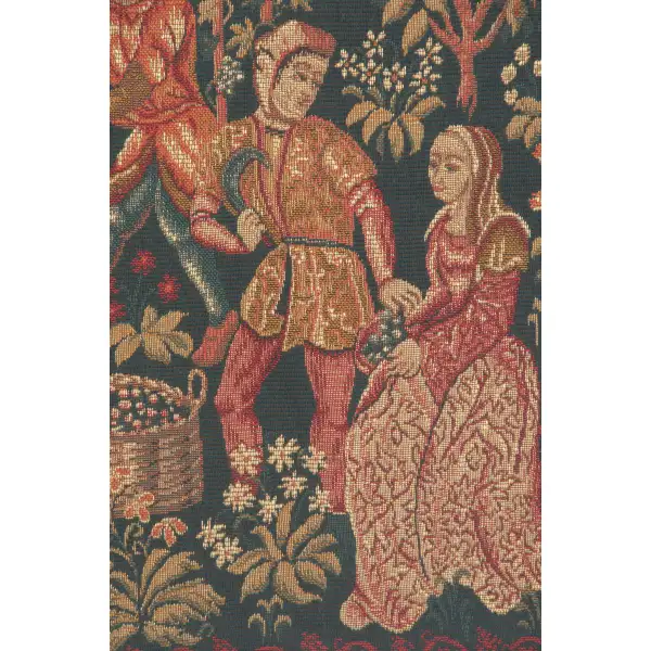 Le Vin Et la Vigne French Tapestry Middle Ages Art Tapestries
