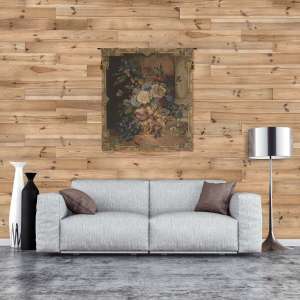 Frame of Flowers I European Tapestry Wall Hanging