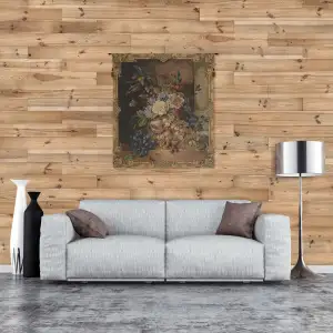 Frame of Flowers I Belgian Wall Tapestry