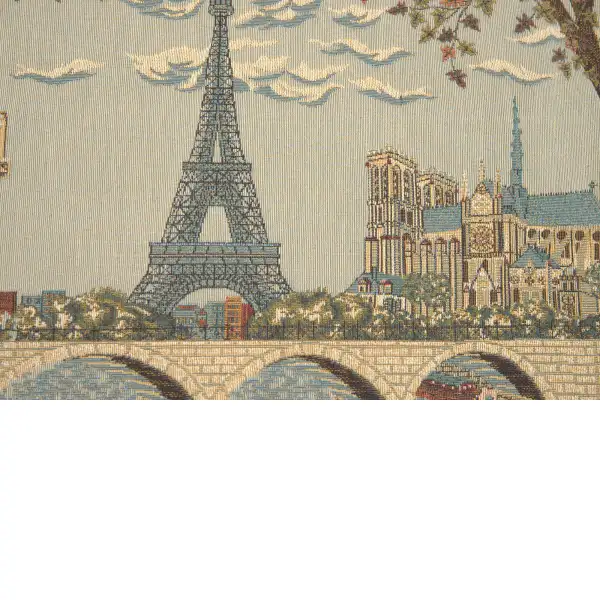 Paris, Arc and Notre Dame wall art european tapestries