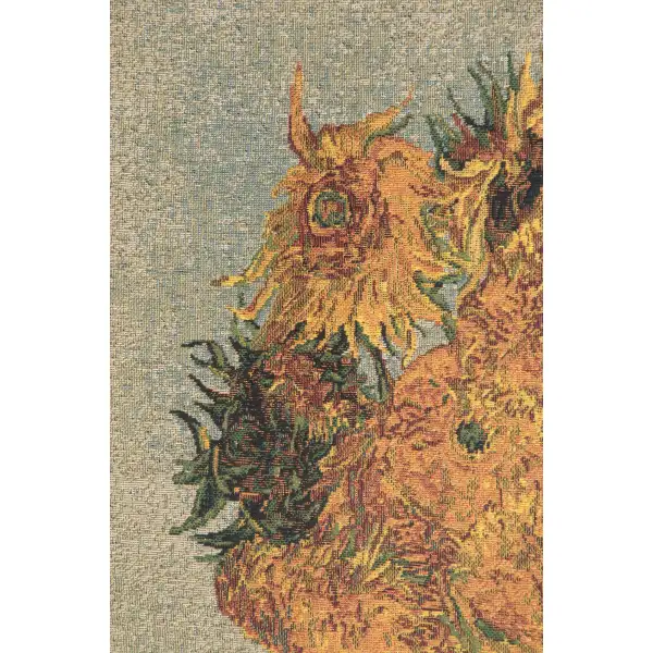 Sunflowers by Van Gogh I Belgian Tapestry Wall Hanging Floral & Still Life Tapestries