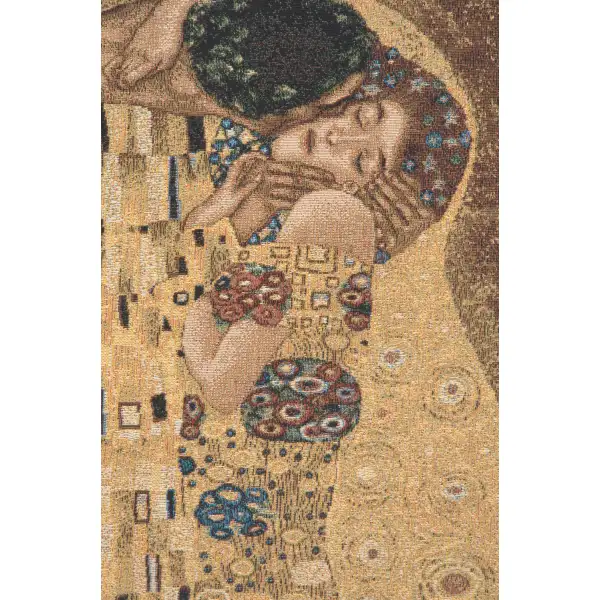 Kissed by Klimt Belgian Tapestry Wall Hanging Romance & Myth Tapestries