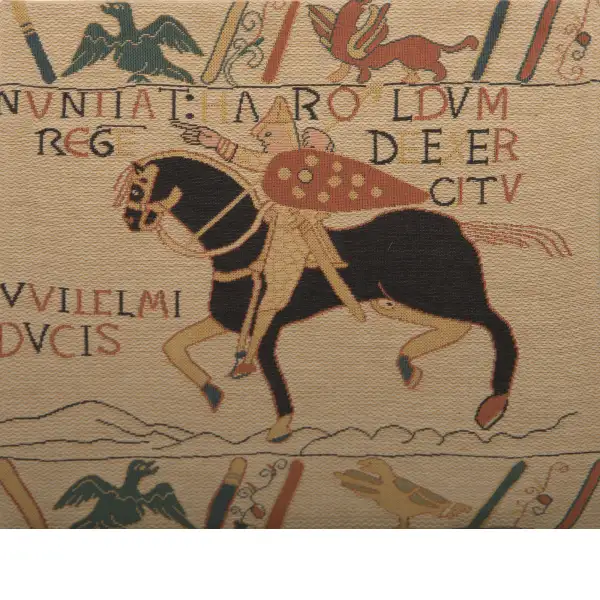 Bayeux Horse I Belgian Cushion CoverCouch Pillows